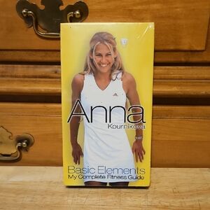 Anna Kournikova Basic Elements Fitness Guide VHS Tape Sealed.